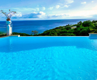 location villa Vue mer piscine Martinique