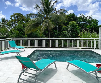 Location villa le Bonheur Diamant Piscine