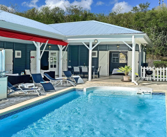Location villa avec piscine bourg trois ilets martinique