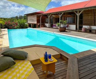 Location villa Paloma Trois Ilets piscine