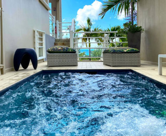 Piscine à remous la côte le diamant