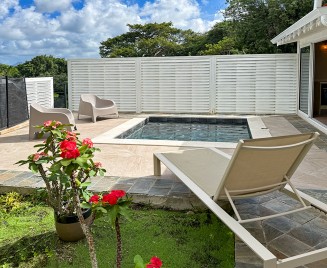 location villa le Lamentin Martinique piscine