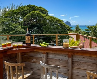 Location maison piscine sur le toit du Diamant