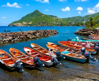 Port de peche petite anse d'arlet martinique