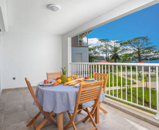Terrasse Résidence brise marine tartane bord de mer vue
