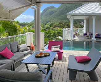 Location villa de luxe Martinique diamond Rock