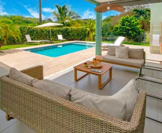 location villa MODERNE de luxe Martinique trois ilets