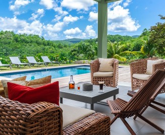 location villa MODERNE de luxe Martinique trois ilets