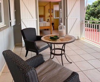 location Martinique sejour professionnel Green Sunset terrasse