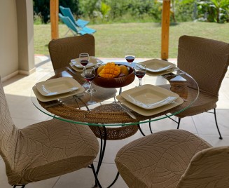 location T3 NID petite Anse d-arlet terrasse