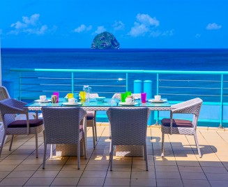 Vue sur le rocher du Diamant