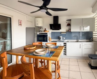 cuisine Location appartement  trois ilets Anse Mitan