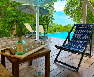 Terrasse maison des bois Martinique