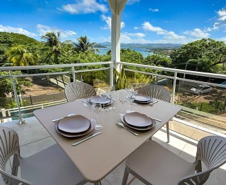 Location Haut deu Golf Trois ilets terrasse vue