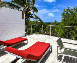location bungalow martinique Ti Turquoise vue mer