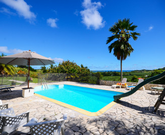Villa Martiniquetobogan piscine