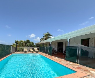 La Villa Nymphea La Terrasse coin relax, bercée par les alizés