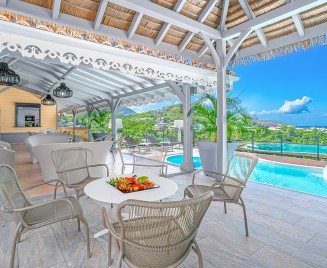 villa de luxe la CREOLE Martinique Trois Ilets piscine