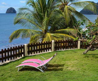 Villa sur la plage du Diamant