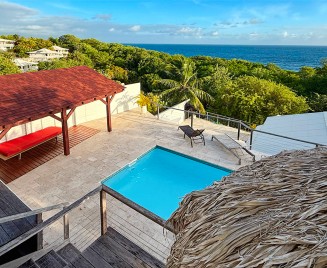 Vue Turquoise Tartane plage des surfeurd